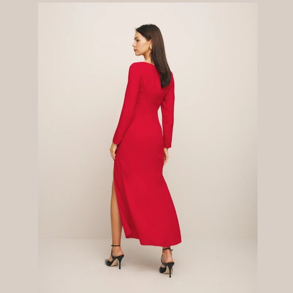 Reformation Kalani Dress + Cherry - Picture 3 of 7